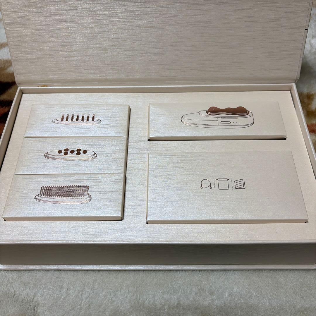 ANLAN アンラン リフトスパ温冷かっさ 美顔器 頭皮ブラシ EMS