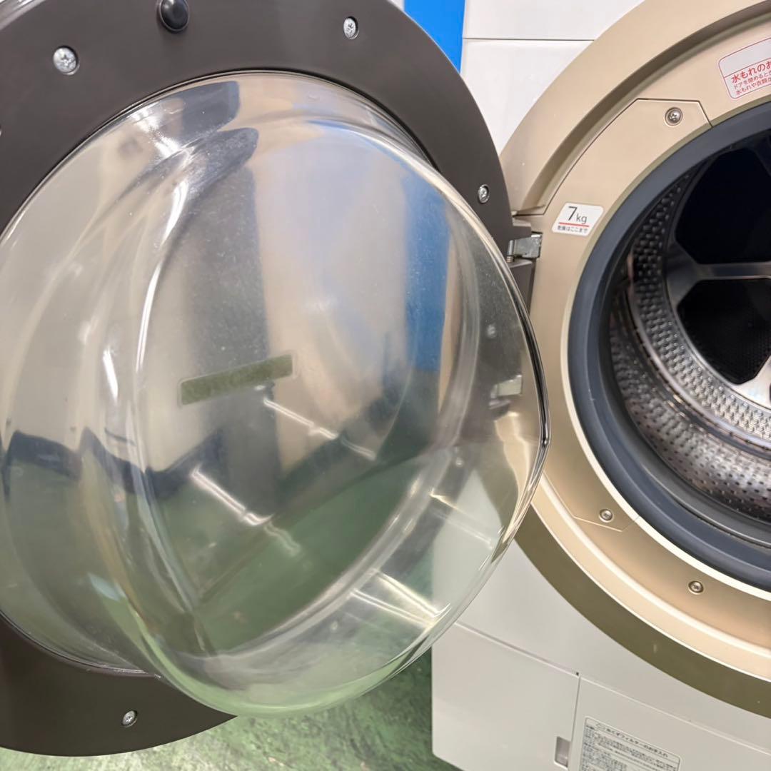 973 関東圏　東芝　ドラム式洗濯機　11㌔ 7㌔ 左開き　ザブーン　動作保証付