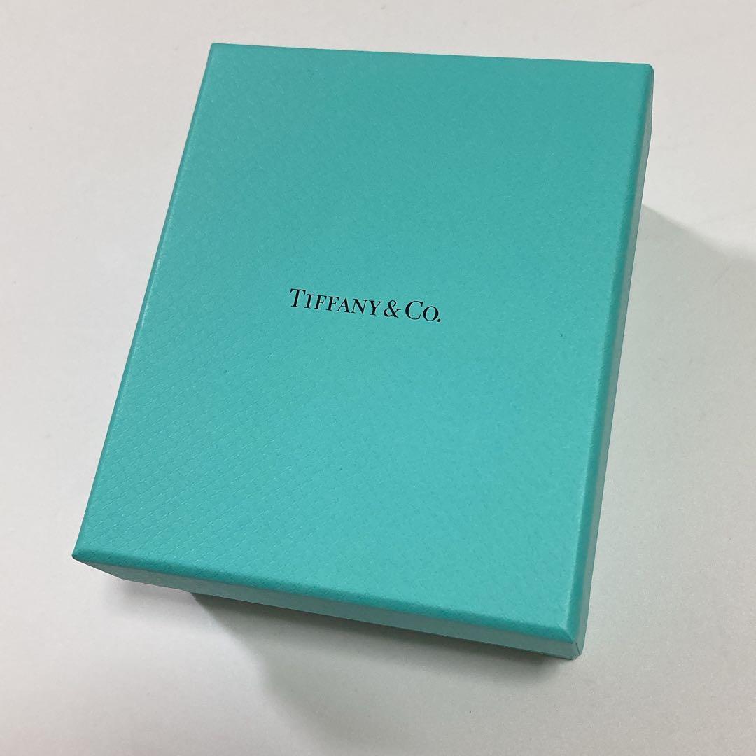 極美品　ティファニー　ネックレスケース　空箱　リボン付き　ブルーボックス