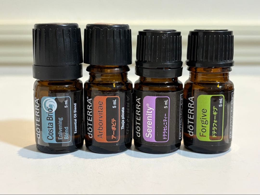doTERRA ドテラ エッセンシャルオイル 15ml 5ml 4本 まとめ