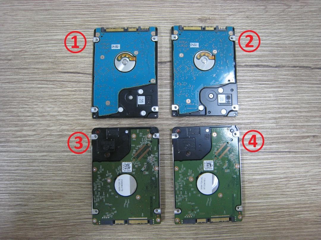 【2.5インチHDD 1TB】4個セット