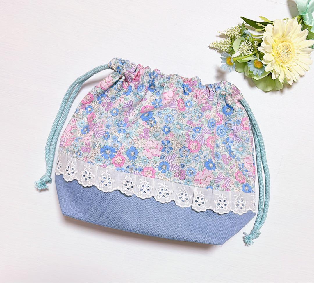ハンドメイド　オーダー受付　レッスンバッグ　上履き入れ　体操服袋　入園入学　巾着