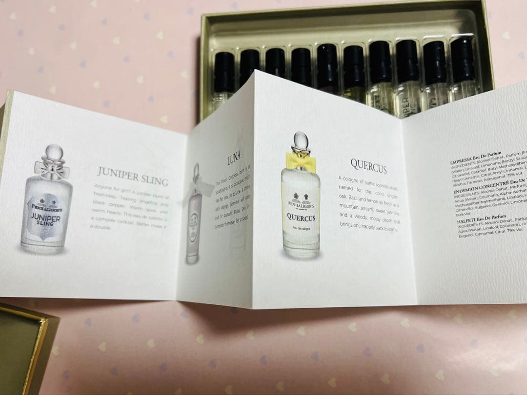 英国王室御用のペンハリガScentLibrary香水セット機内限10月購入値下げ