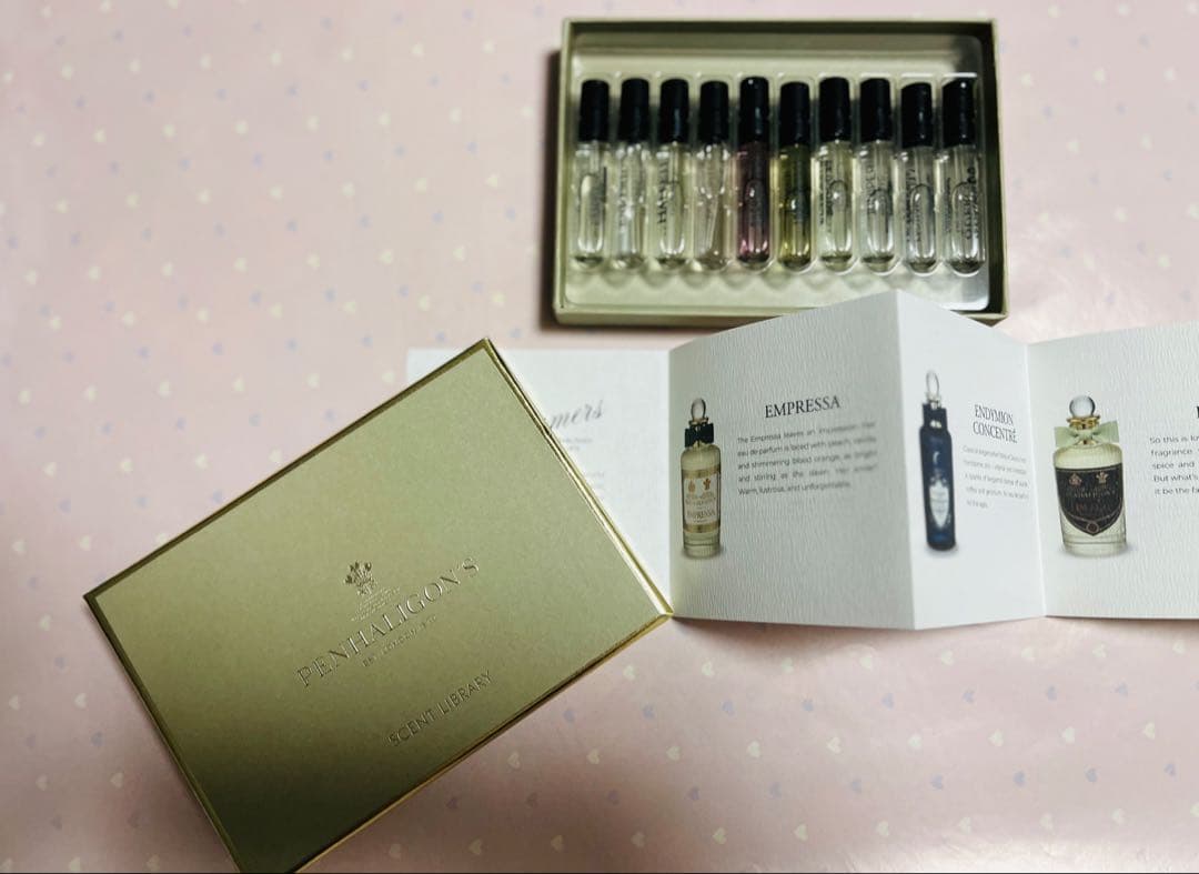 英国王室御用のペンハリガScentLibrary香水セット機内限10月購入値下げ