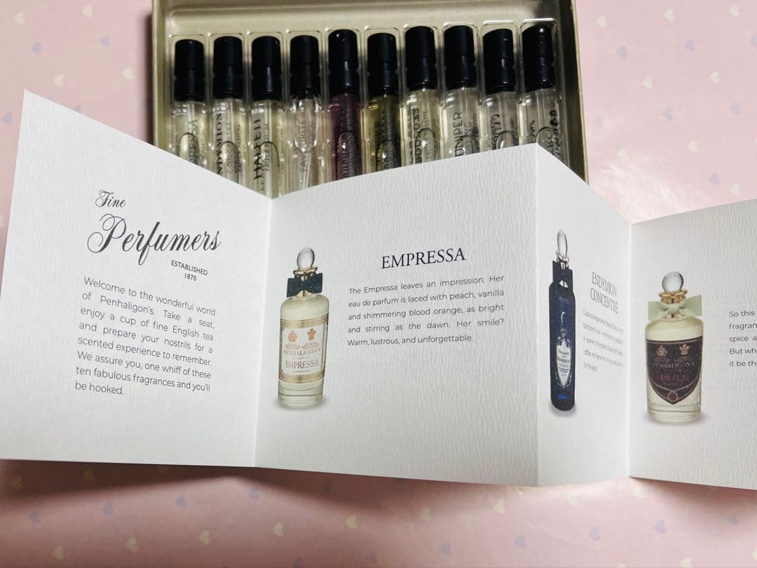英国王室御用のペンハリガScentLibrary香水セット機内限10月購入値下げ