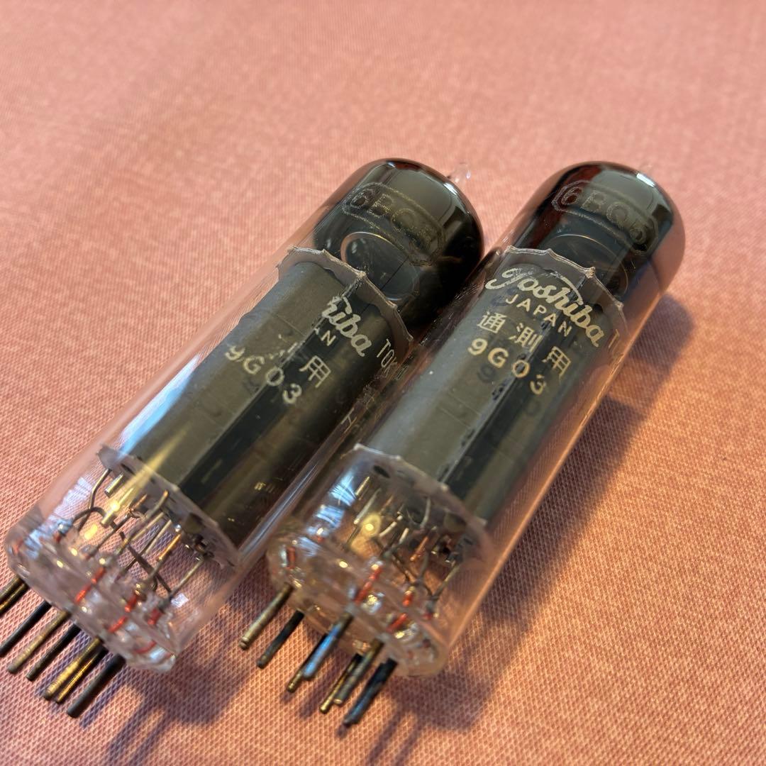 東芝 6BQ5 / EL84 真空管 2本セット（マッチドペア）
