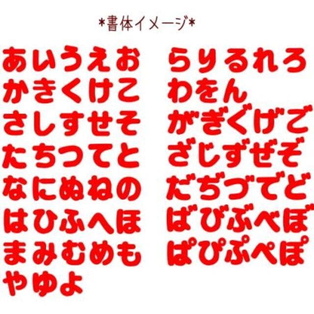 タータンチェックのひらがなアイロンワッペン