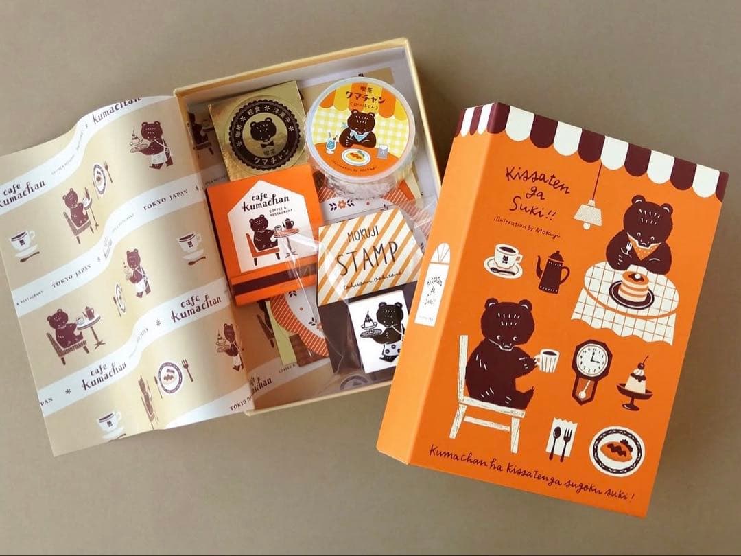 【限定品】Mokuji Kumachan Box Set セット 限定 紙博