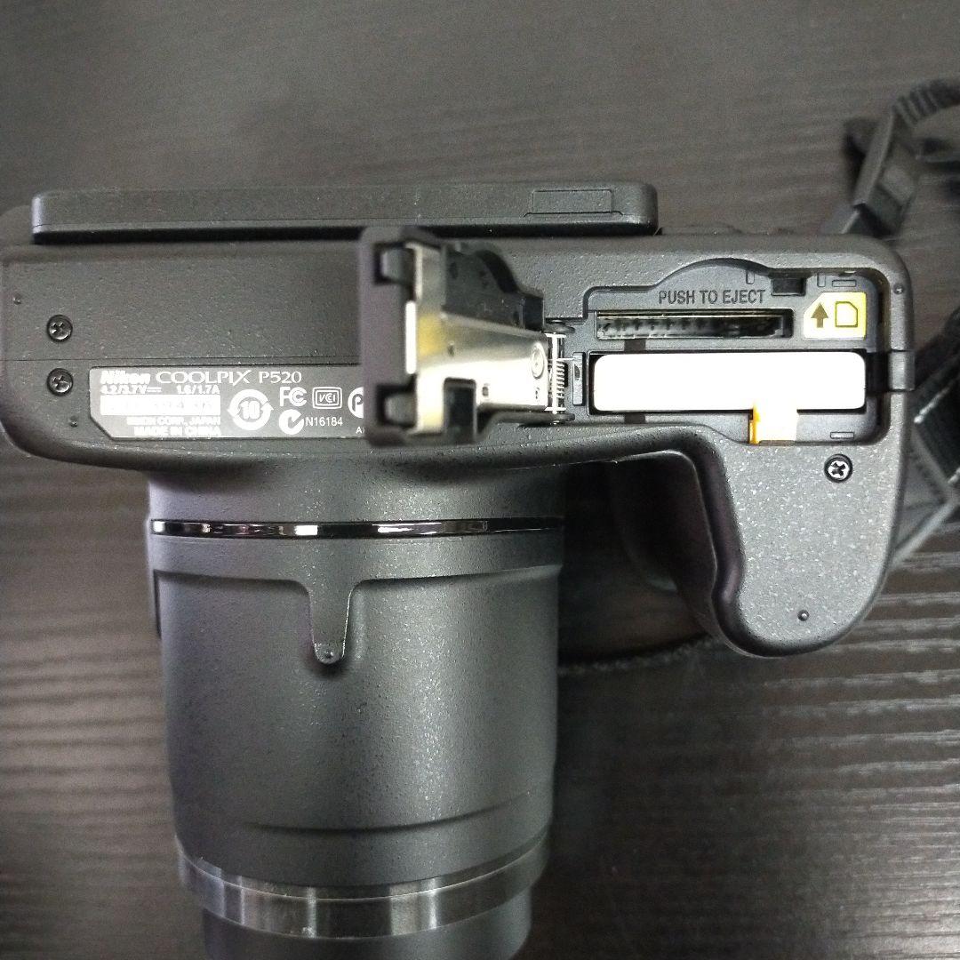モ49【通電確認済み】Nikon COOLPIX P520 充電器　バッテリー付