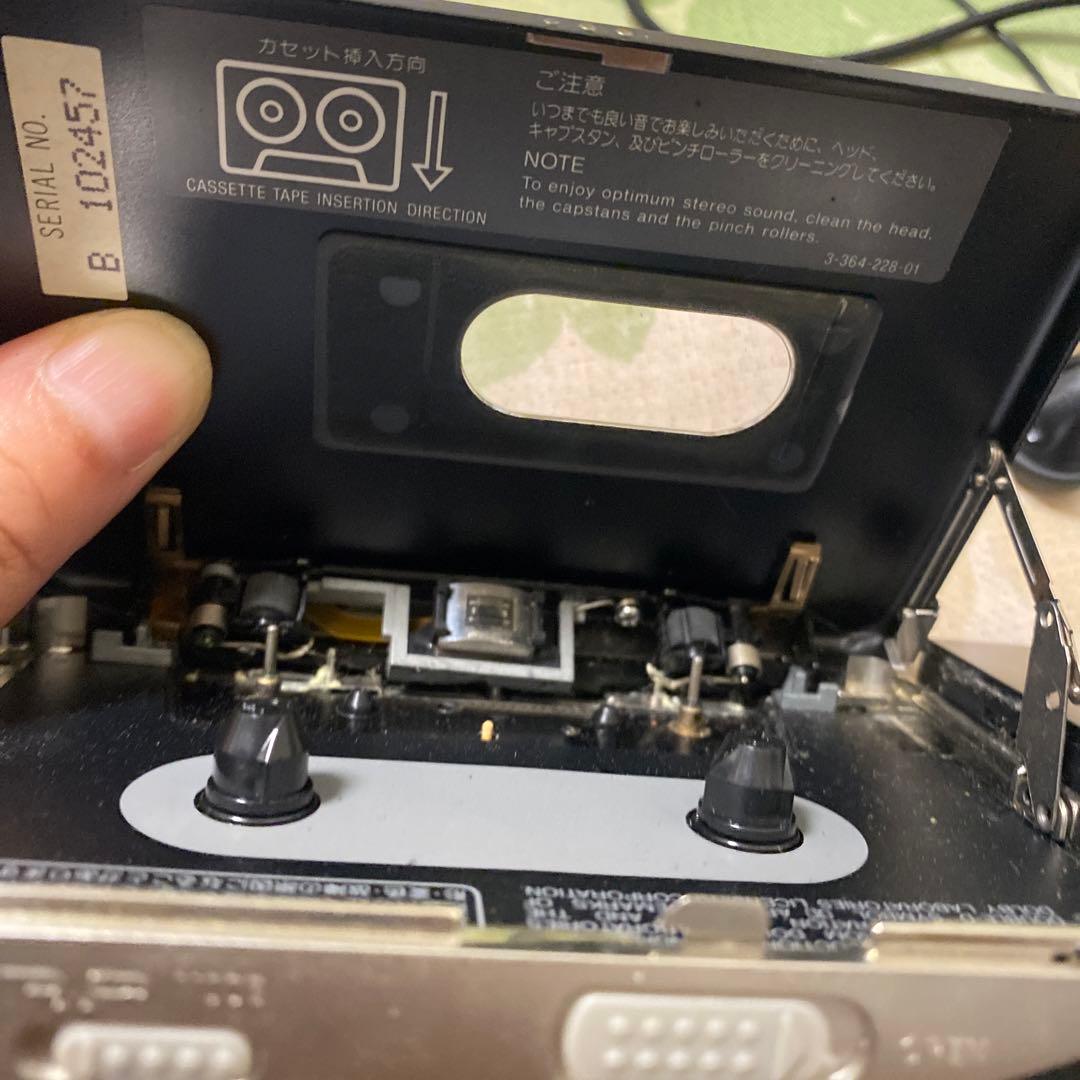 SONY カセットウォークマン　WM-EX66 リモコン　RM-77E