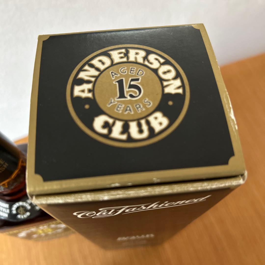 t*m様 ANDERSON CLUB 15年 バーボンウイスキー 750ml