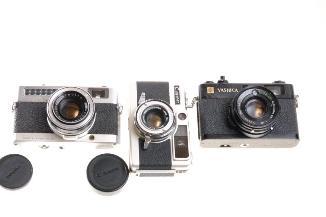 【ジャンク3点Yashica CCN/Demi EE17/Minoltina-S