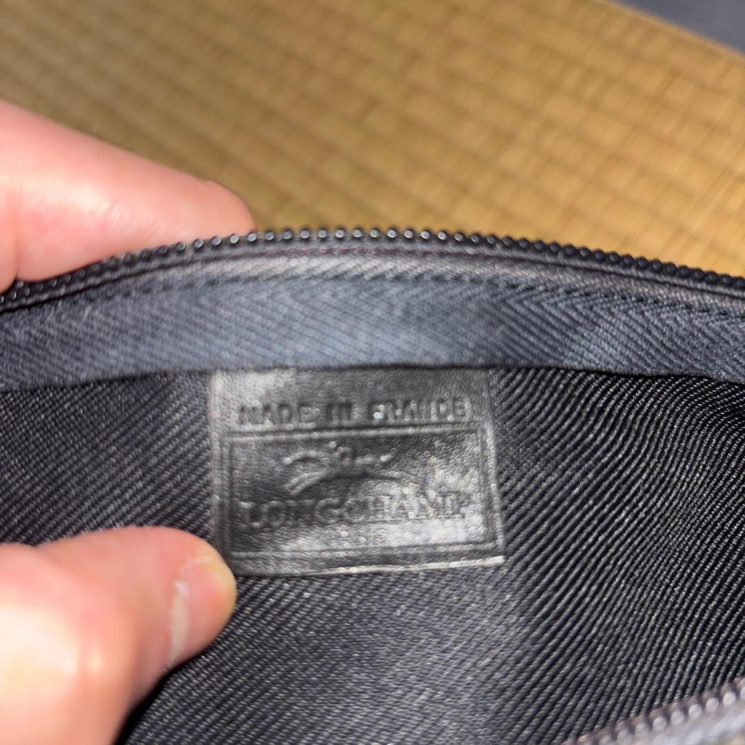 ロンシャン ミニスボストンバッグ 本革 ブラック
