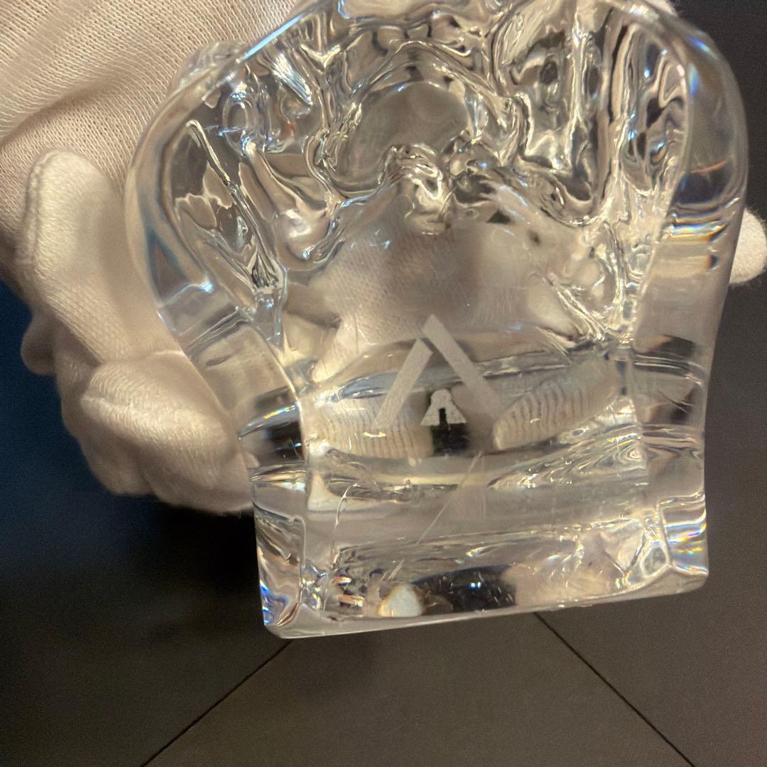Lead Crystal ブルドッグ　西ドイツ