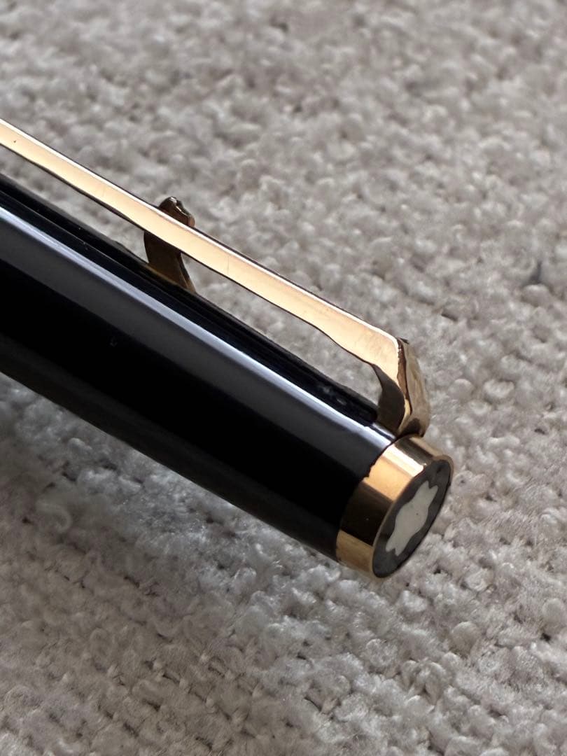 ◾️美品◾️MONT BLANC モンブラン◾️ハンマートリガー式ボールペン◾️黒／金