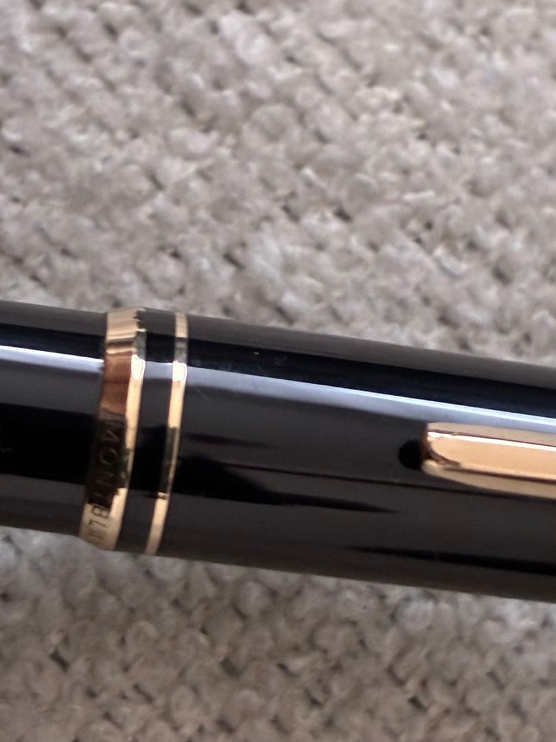 ◾️美品◾️MONT BLANC モンブラン◾️ハンマートリガー式ボールペン◾️黒／金