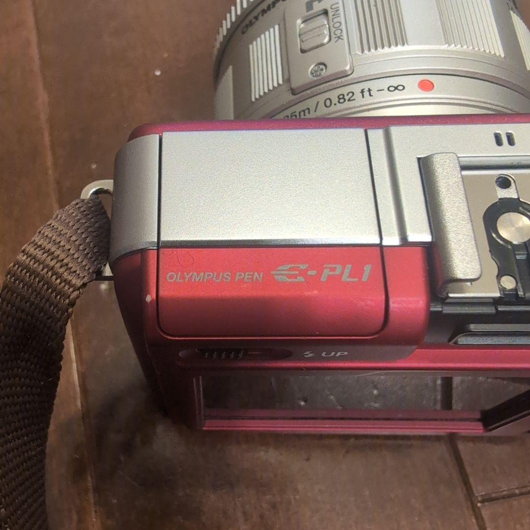 Olympus ミラーレス一眼カメラ レッドE-PL1