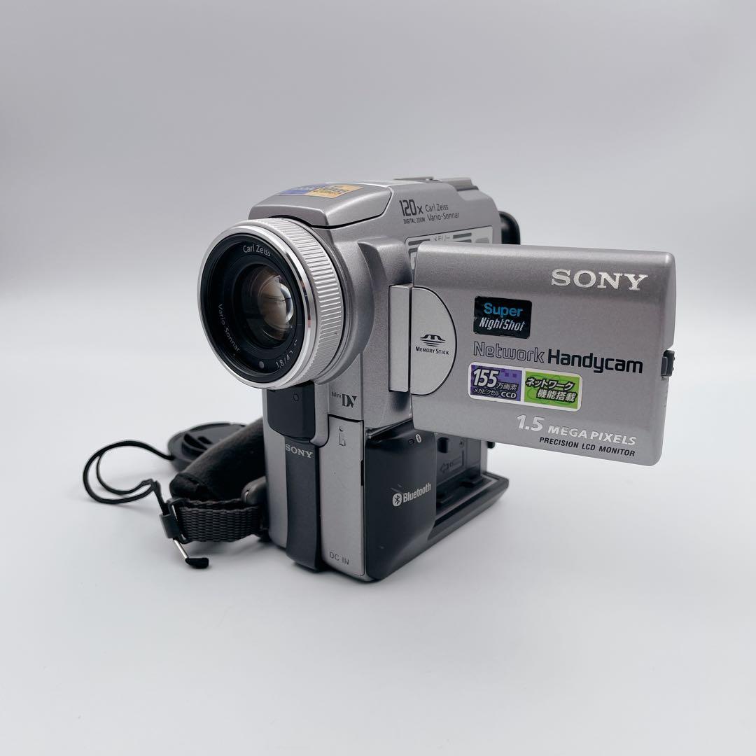 SONY DCR-PC120 ビデオカメラ バッテリー充電器 付属 動作品
