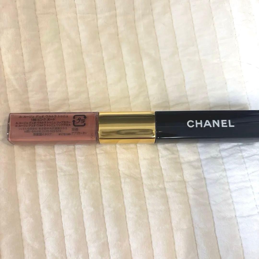 CHANEL シャネル ルルージュデュオウルトラトゥニュ 186ピンクヌード