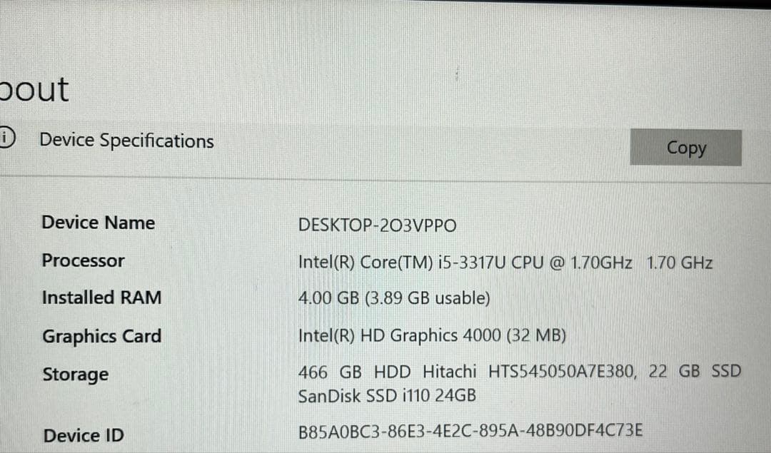Windowsノート本体 ASUS Zenbook i5 UX32A RAM4GB SSD256GB