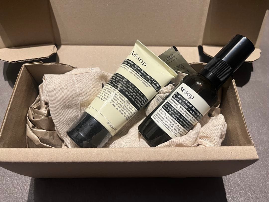 Aesop モロッカンネロリ ポストシェープ ローションシェービング セット