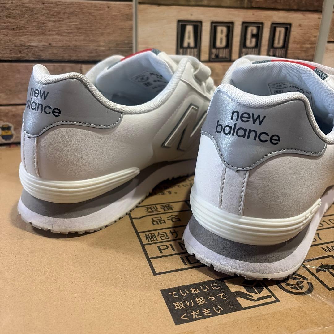 New Balance ホワイト スニーカー ベルクロ