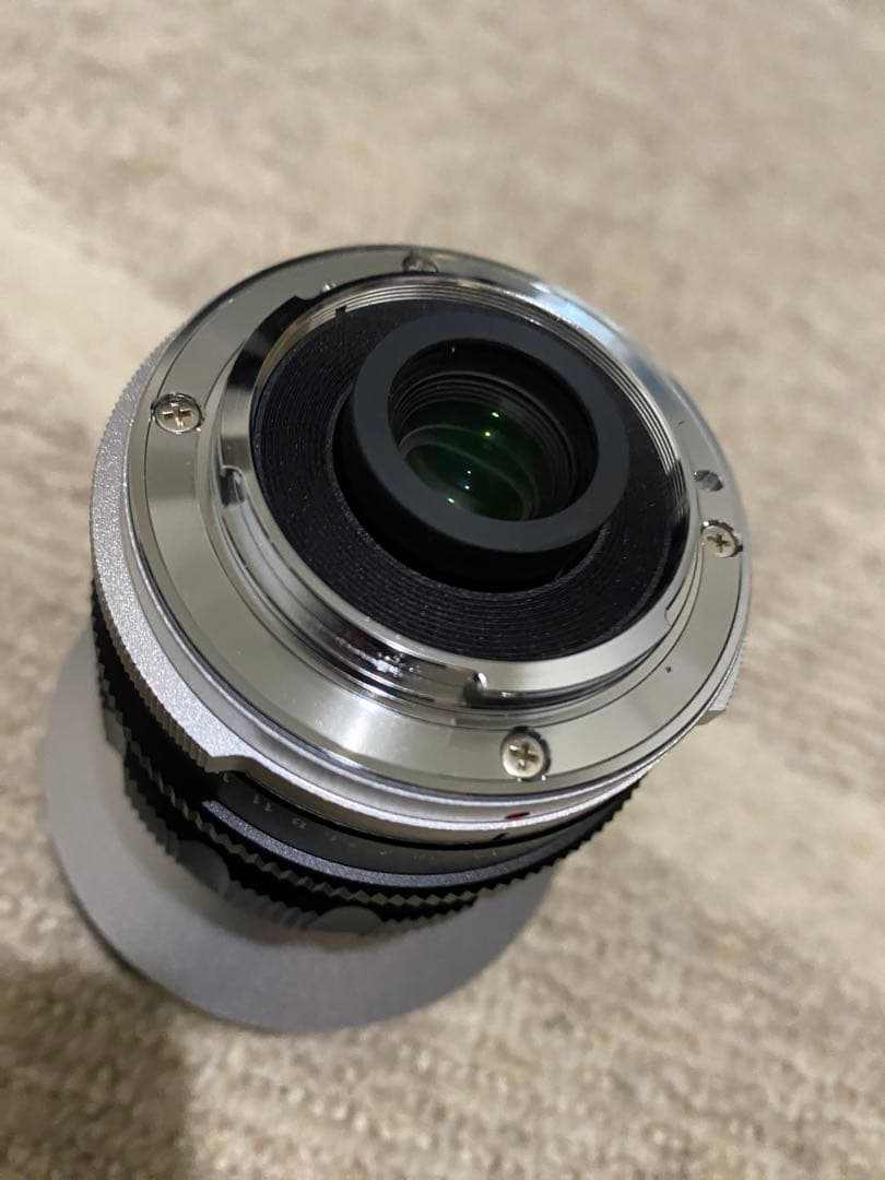 【新品　未使用　日本製】12mm F1.8マニュアル広角レンズシルバー