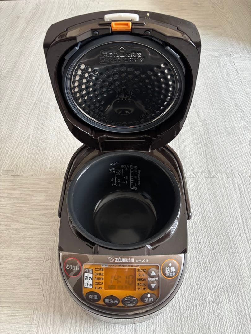【未使用品】象印 NW-VC10 炊飯器 1.0L ダークブラウン