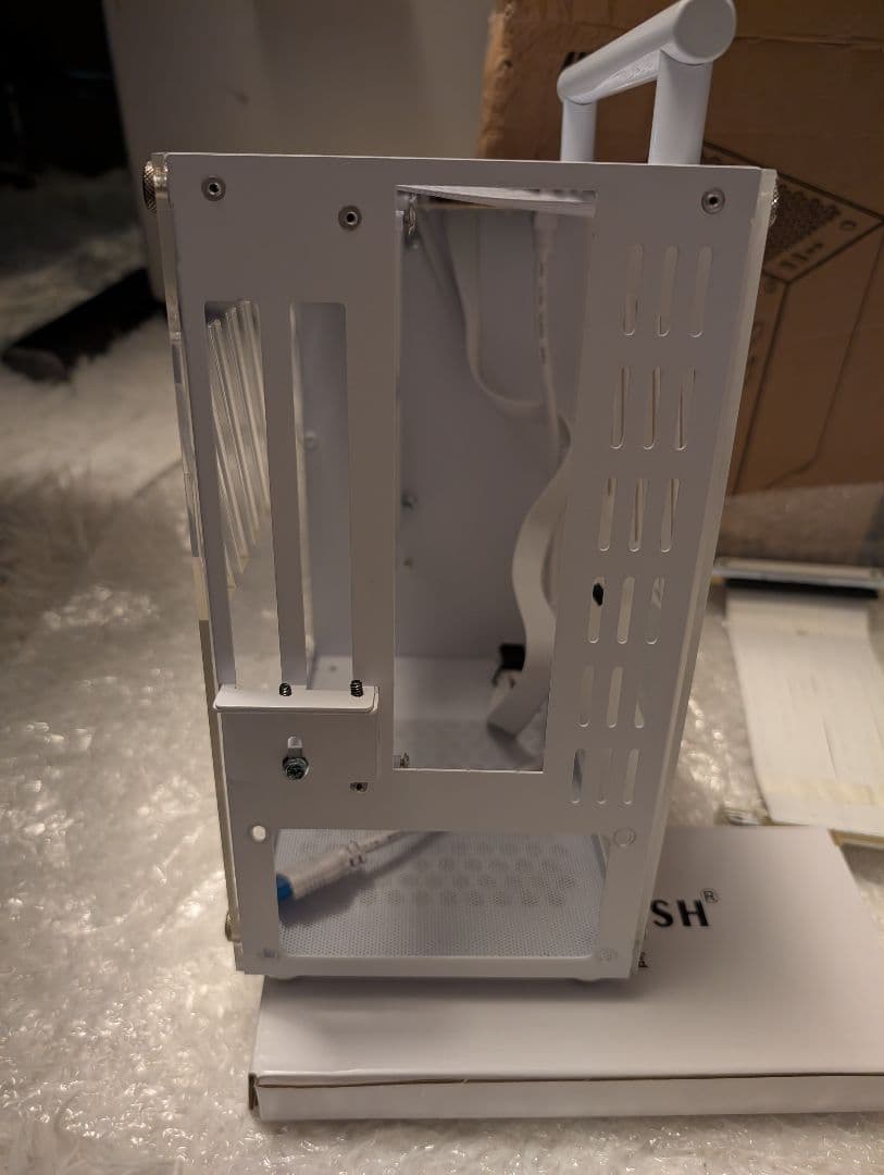 LFISH ホワイト PCケース t40 mini itx