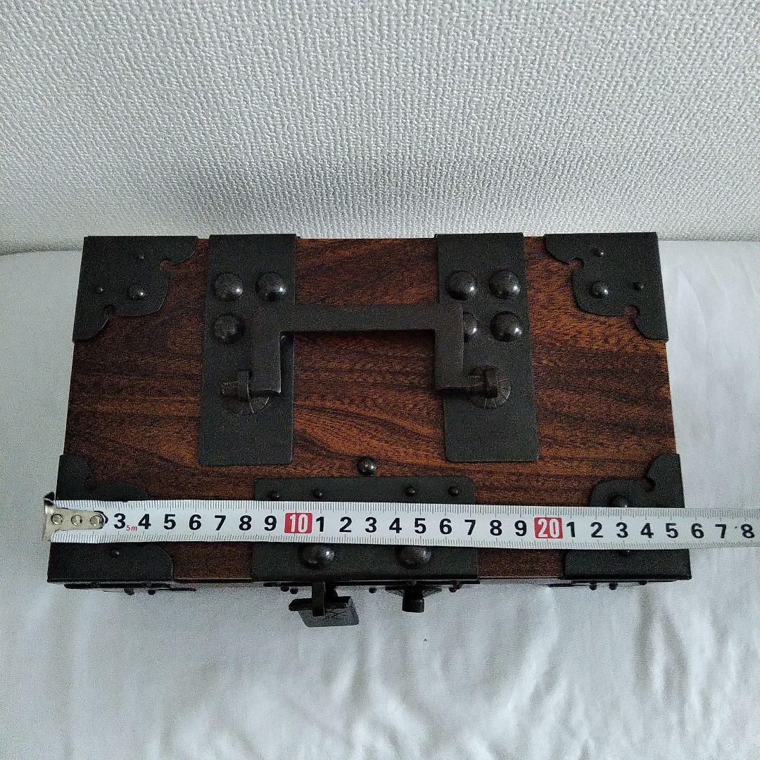 銭箱　千両箱　金具仕様　美品アンティーク 古道具