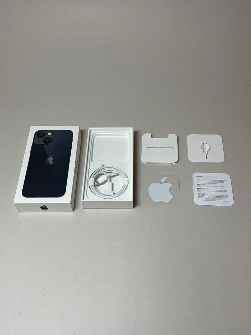 iPhone13miniミッドナイト256GB+ケース