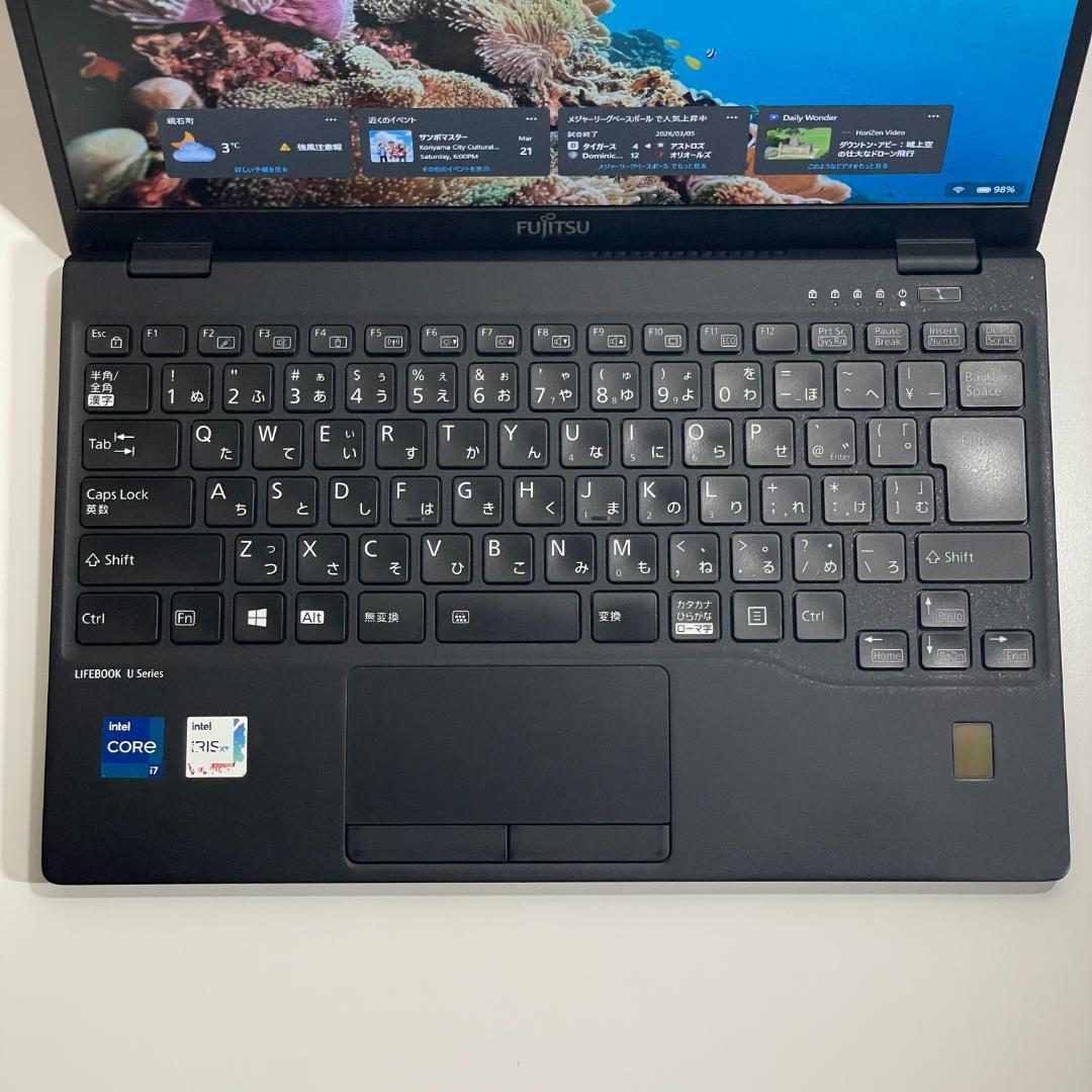 第11世代 i7 LIFEBOOK U9311 ノートPC 薄型 軽量 SSD