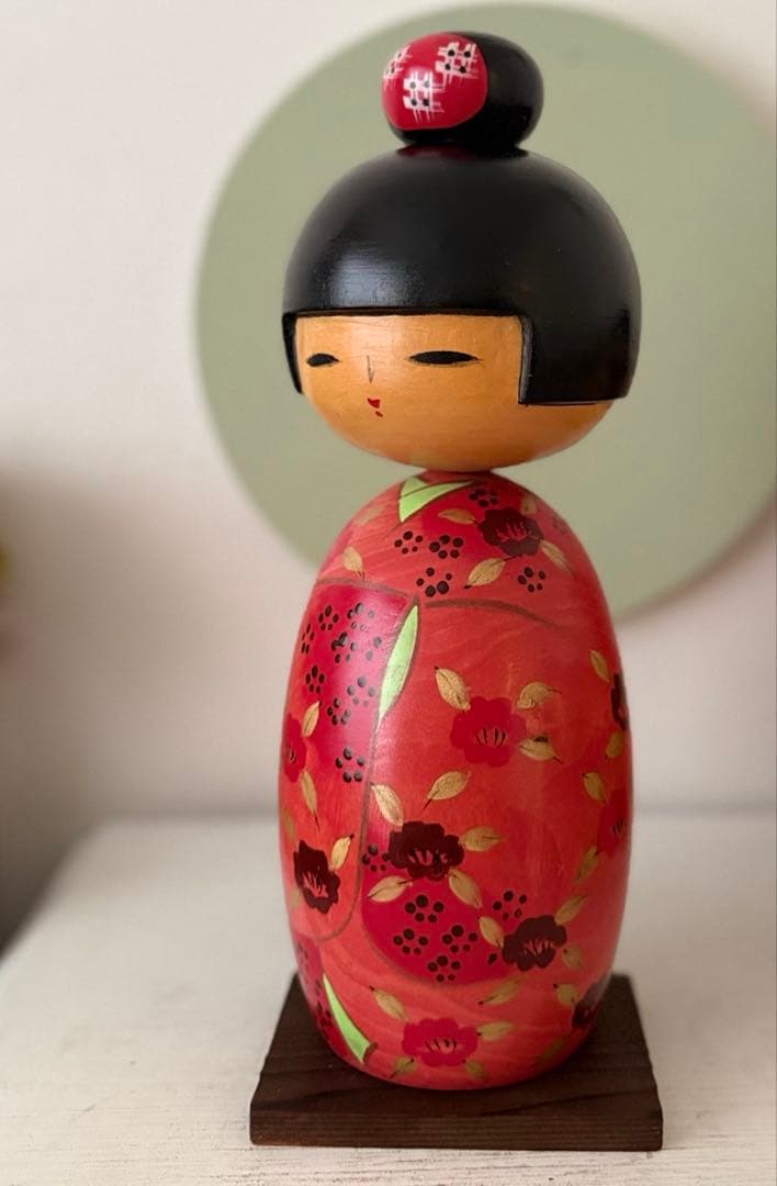 Hosaka Yukio保坂幸男 作｜大型こけし32cm 1460g｜希少