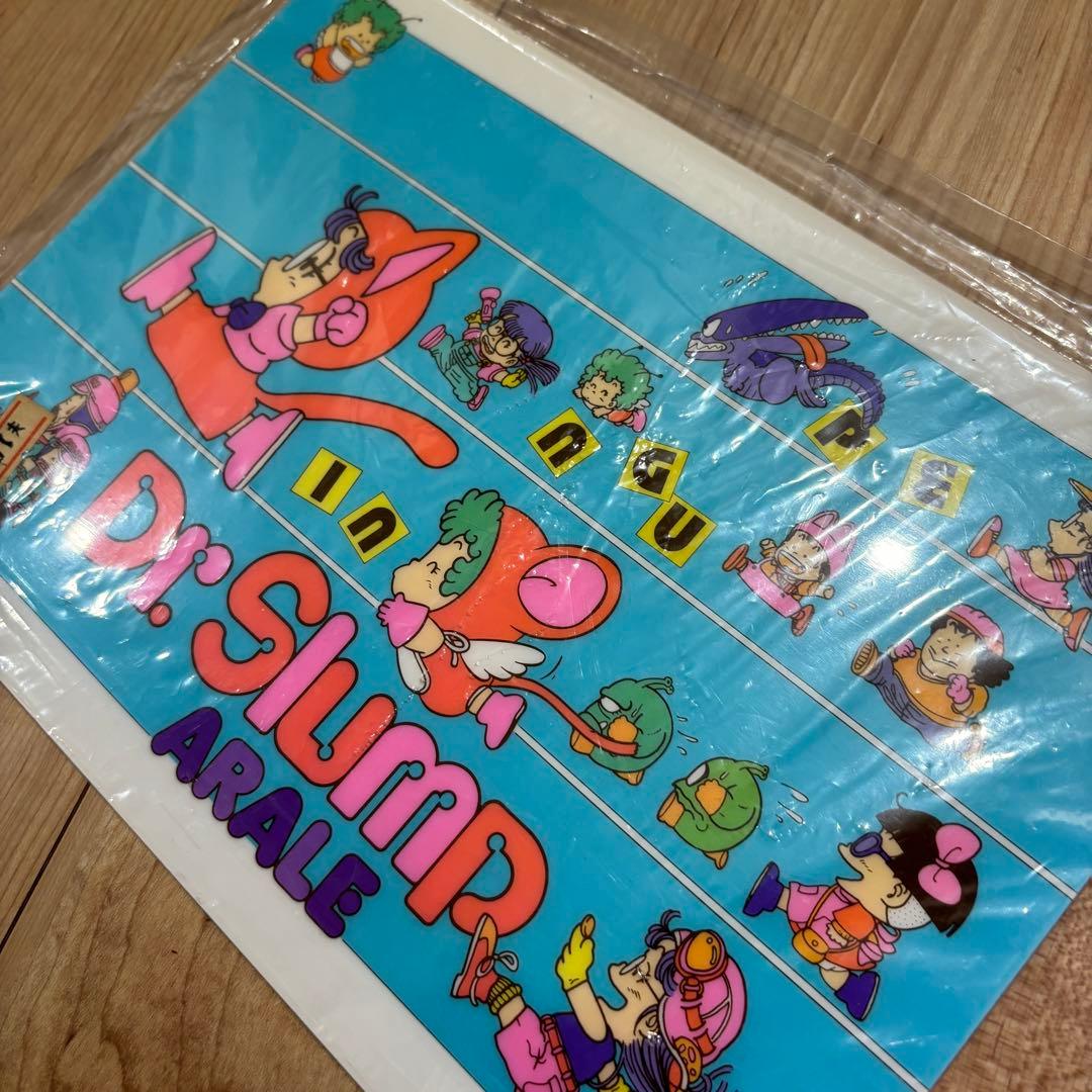 ドクタースランプ　アラレちゃん　下書き　未開封　80s 昭和レトロ　ブルー