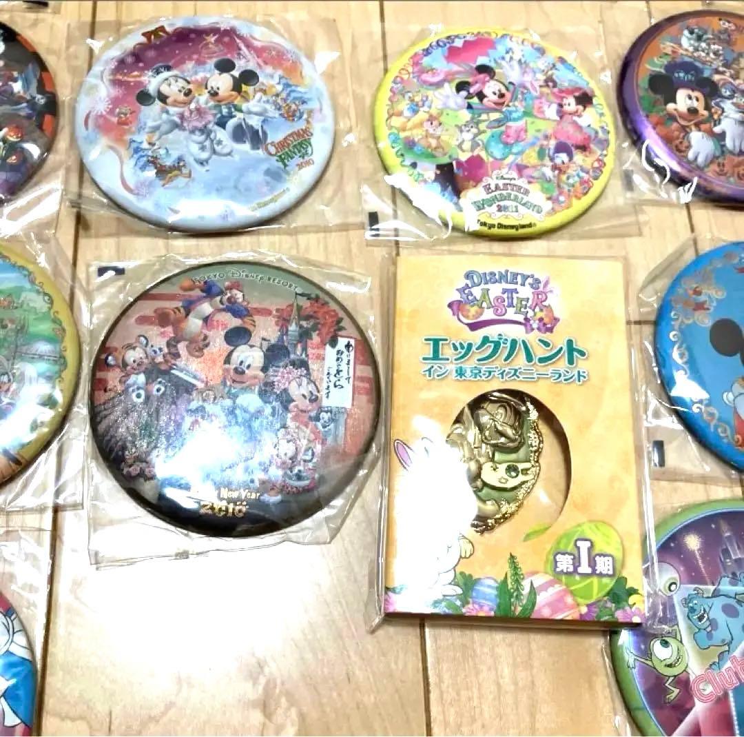 【未開封あり】ディズニーリゾート　缶バッジなど　38点まとめ売り