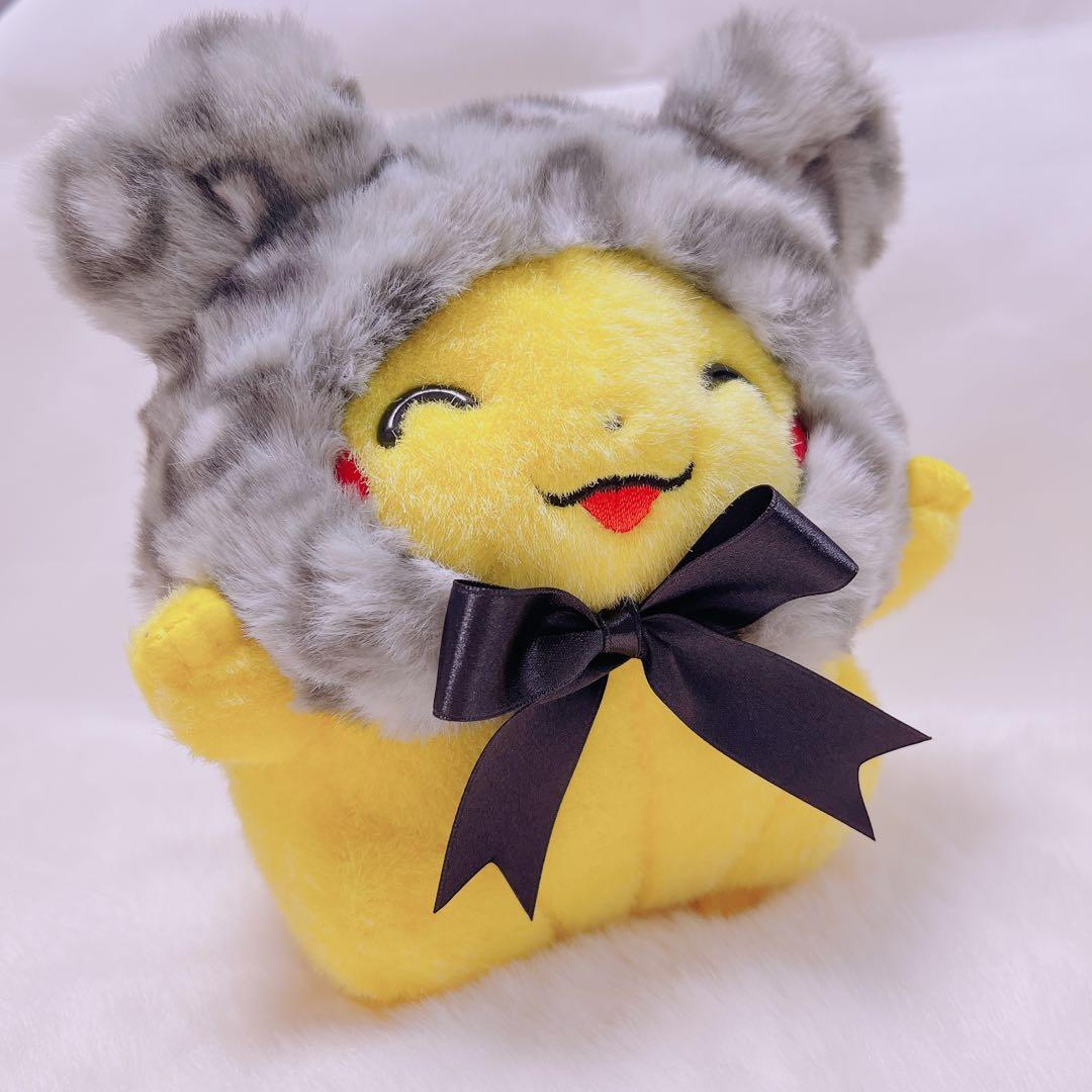 初期ピカチュウ　ハンドメイド（ヒョウ柄）