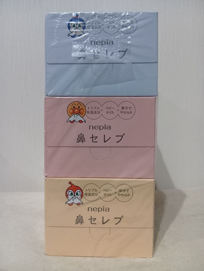 【24箱】ネピア アンパンマン 鼻セレブ 3P×8セット