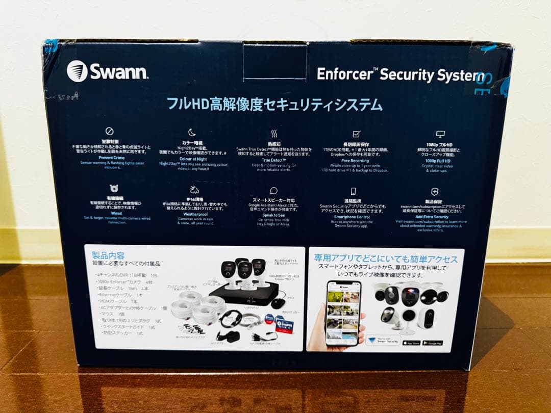 新品 Swann Enforcer Security System 4台カメラ