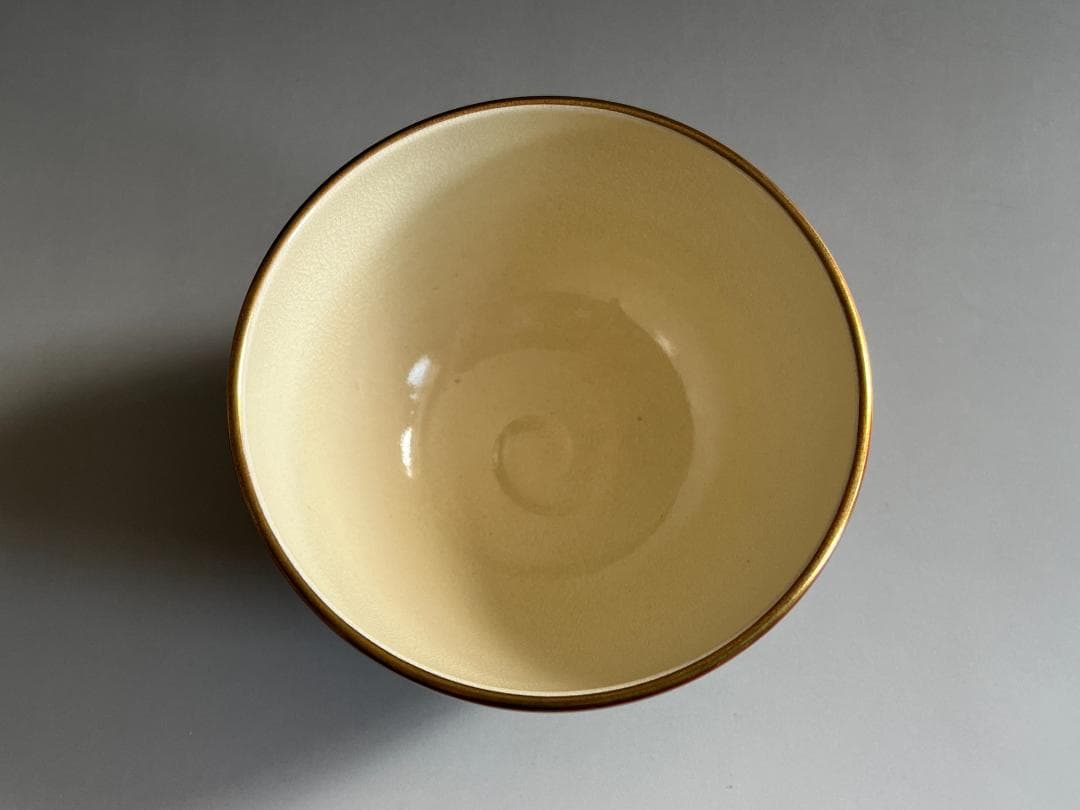 杉田祥平　蓋置　色絵仁清　曙の海画　茶碗　清閑寺釜　茶道具　2点セット