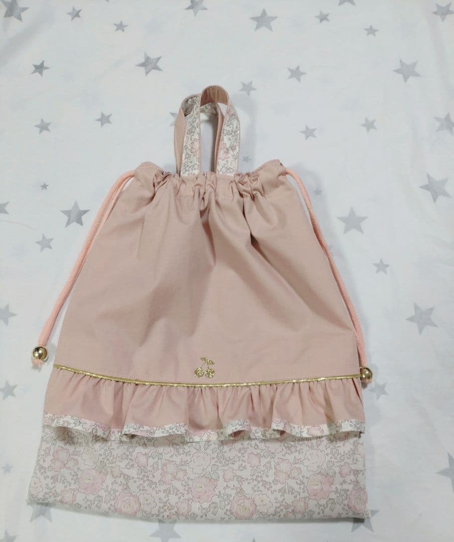 リバティ　フェリシテ　レッスンバッグ　上履き入れ　体操服袋