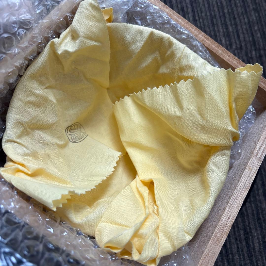 萩焼陶器茶碗 木箱付き