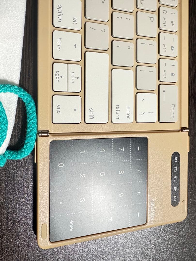 折りたたみ式 ニルキンBluetoothワイヤレスキーボード