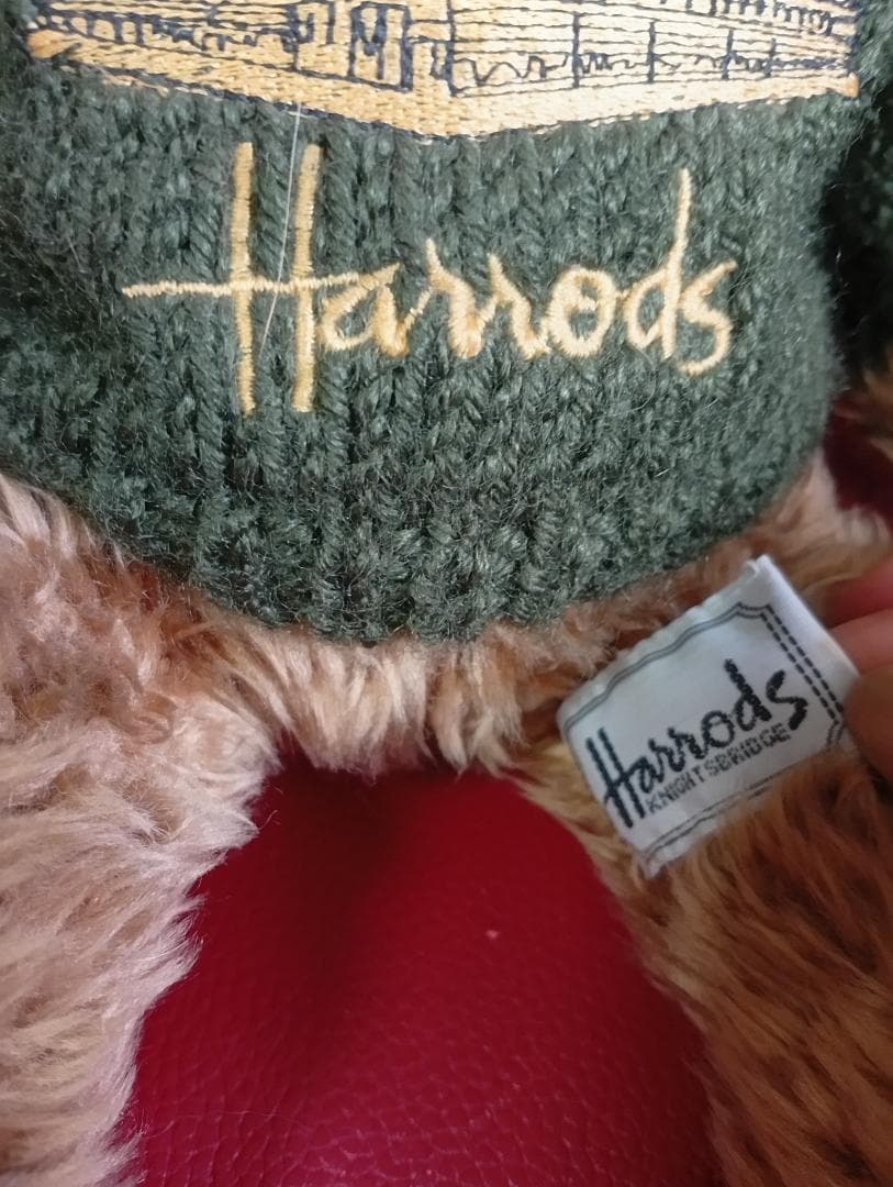 ハロッズ Harrods ベア ニット 美品 アンティーク テディベア タグ付き