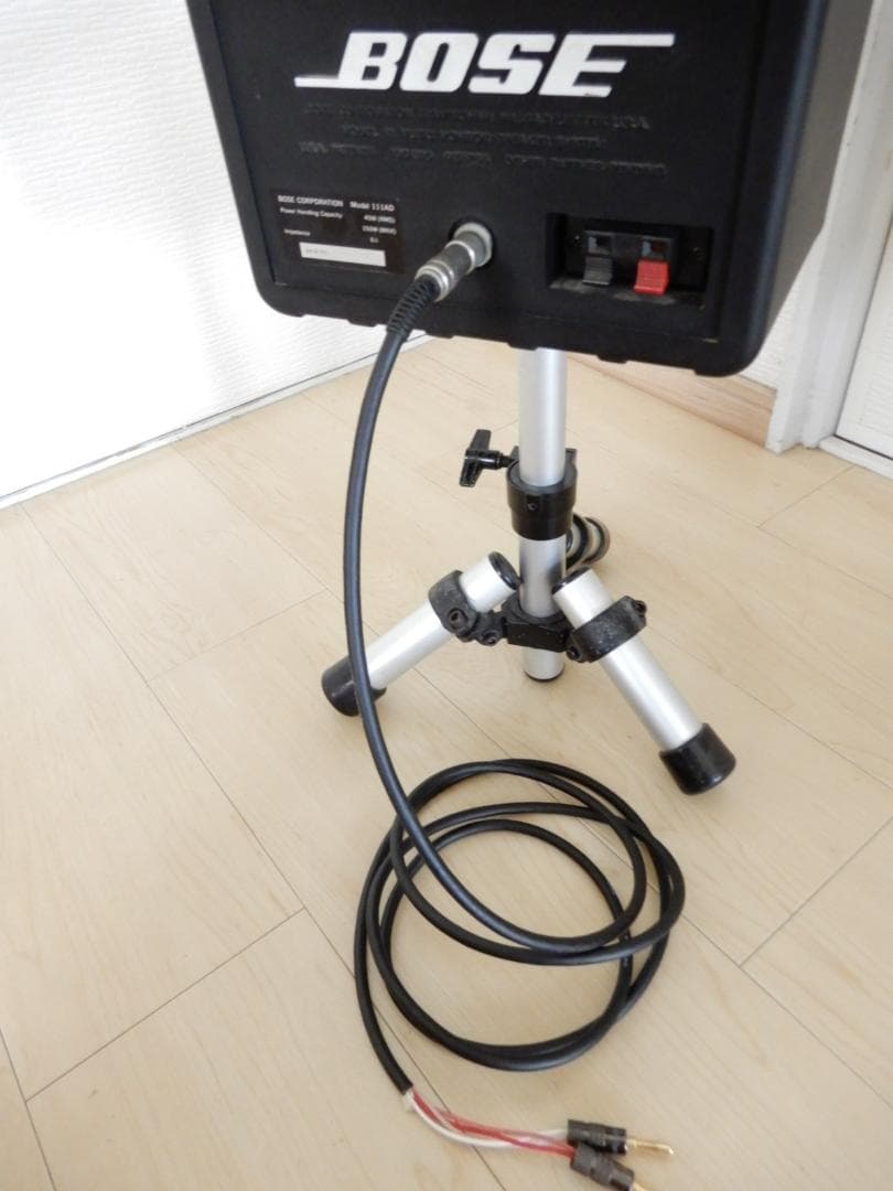 BOSE 111AD ペアスピーカー 純正スタンド付き