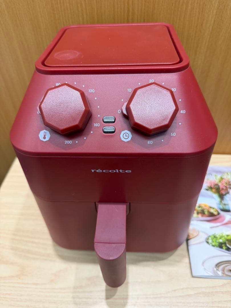 レコルト エアーオーブン RAO-1 レッド レシピブック付 ノンフライヤー