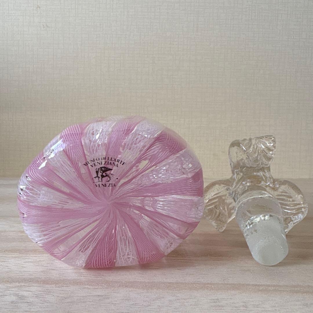 ベネチアングラス　香水瓶　金彩　ガラス製　工芸品　置物　花器にも