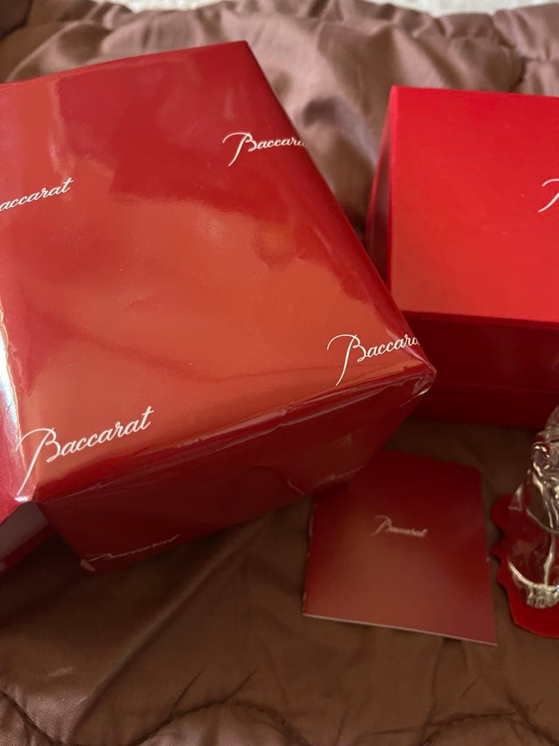 Baccarat クリスタル招き猫　バカラ　置物　baccarat
