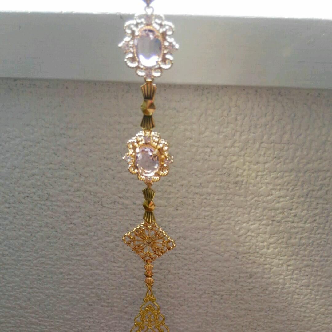 サンキャッチャー♡ハンドメイド「ピンクのステンドグラス♥４０mm♡」