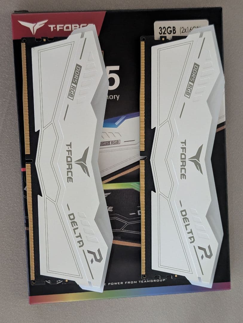 T-FORCE DELTA DDR5 32GB（16GB×2） 5200MHz