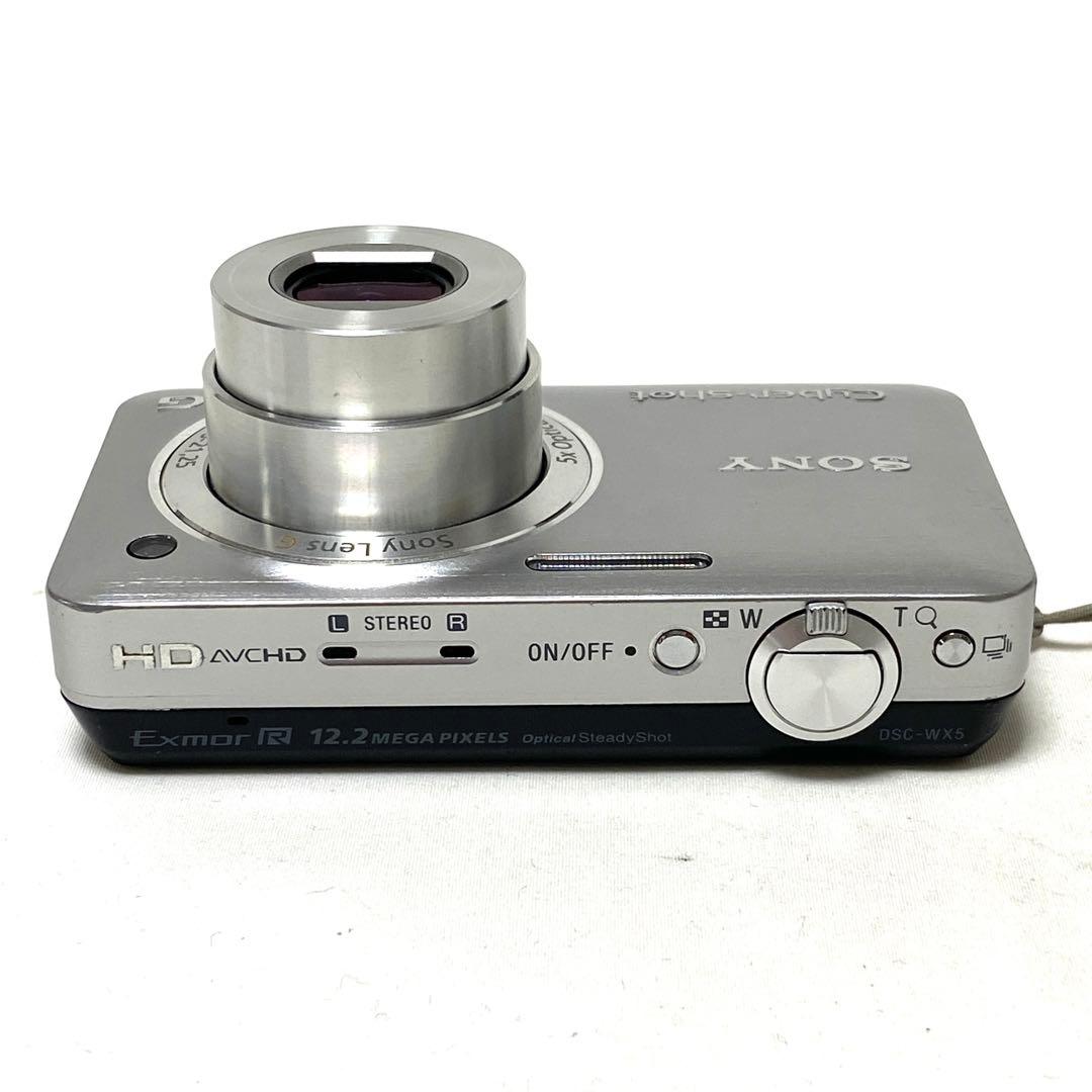 SONY Cyber-shot サイバーショット シルバー DSC-WX5